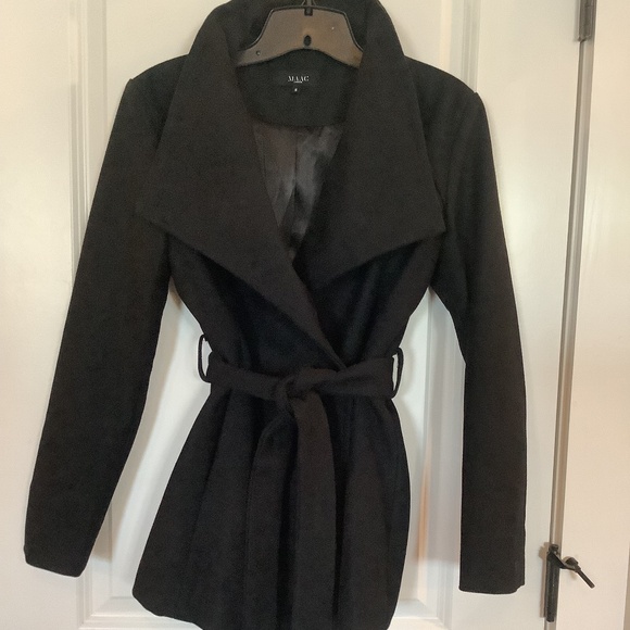 M.A.A.C London Minimalist Wool Coat Size Small - Picture 1 of 13
